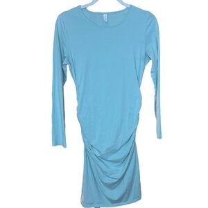 Laughido • Ruched Bodycon T-Shirt Dress